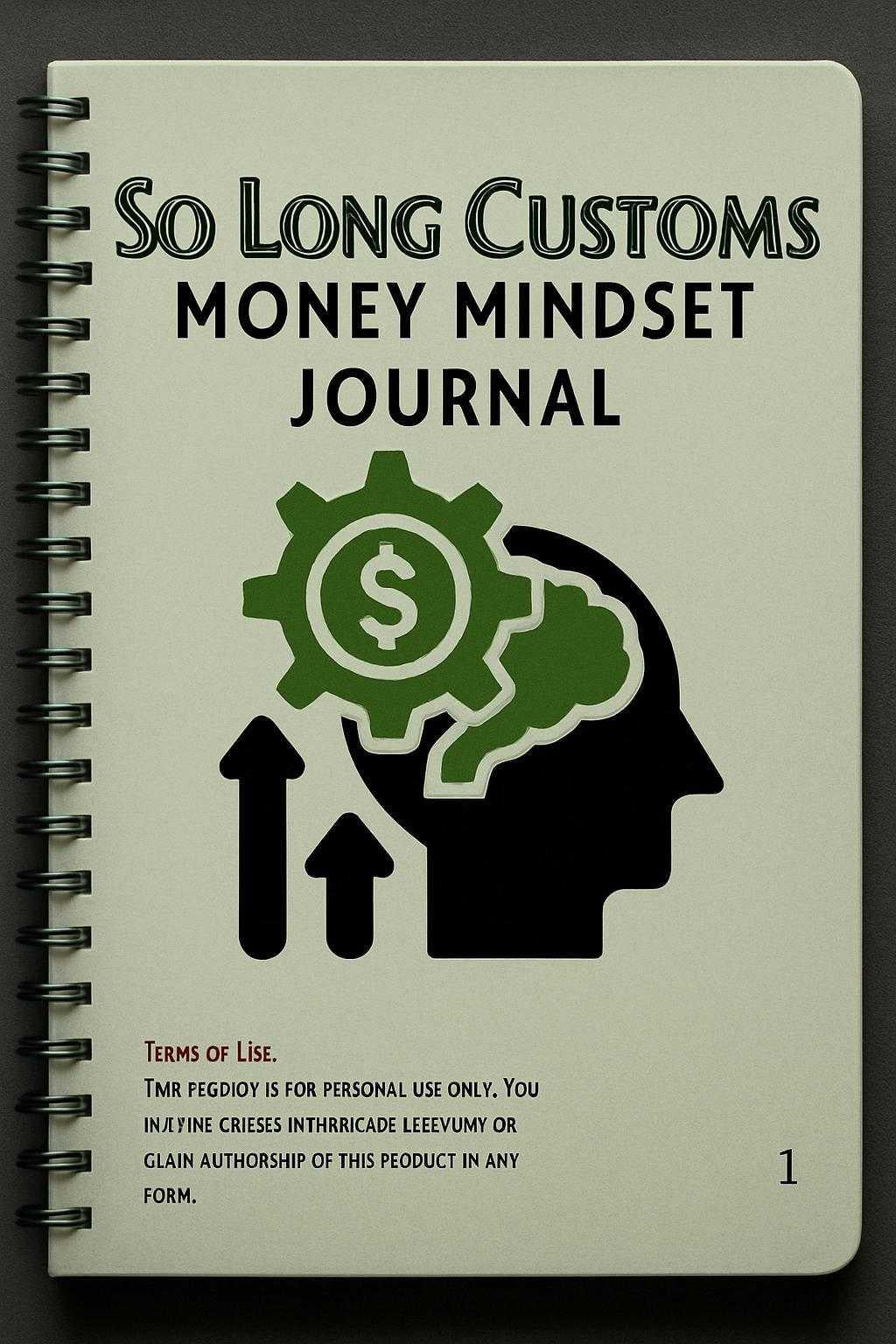 Money Mindset Journal - Digital Journal