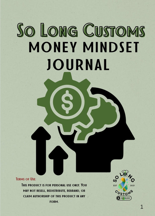 Money Mindset Journal - Digital Journal