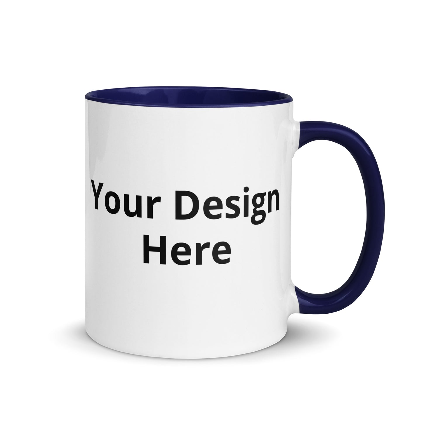 Personalized Design - White Mug with Color Inside