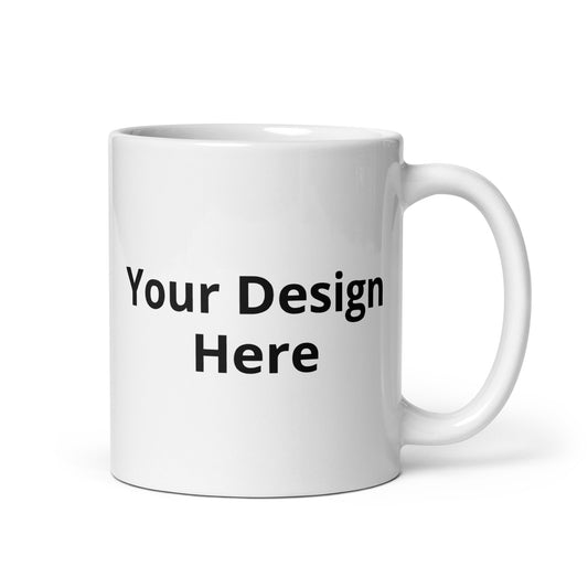 Personalized Design- White Glossy Mug